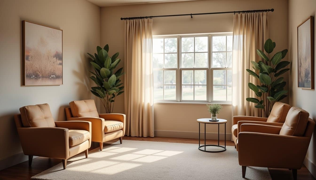 A room form reflection and talking in an inpatientfacility